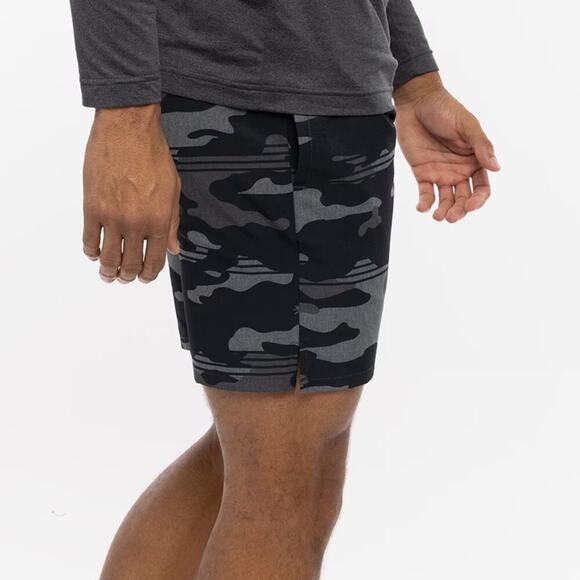 Travis Mathew NWT Men's Leader Board Performance Shorts Golf Black Size Small - Picture 4 of 9